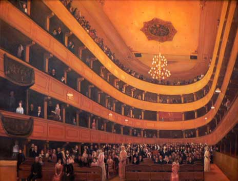 Theater Burn in Vienna